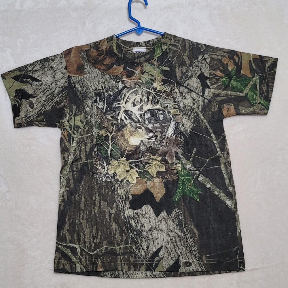 Mossy Oak Kids Camo T Shirt Size XL Short Sleeve Casual Camouflage